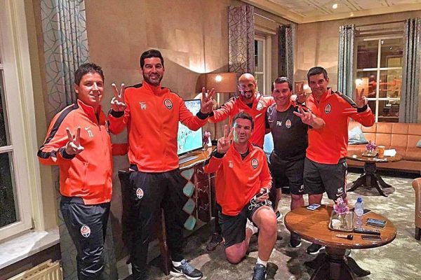 Celebrating one more Portugal victory on the European Championship - July 2016