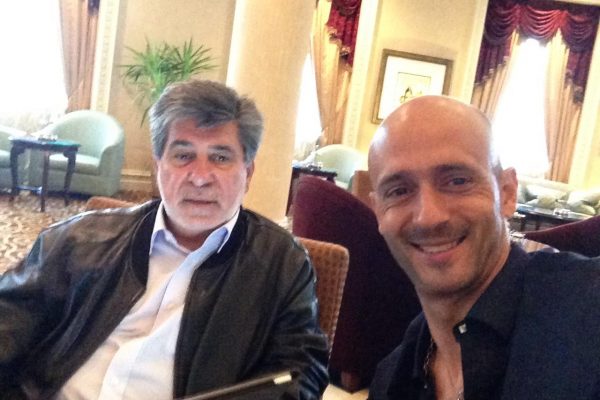 With Amadeu Paixão in Donbass Palace - Donetsk - April 2014