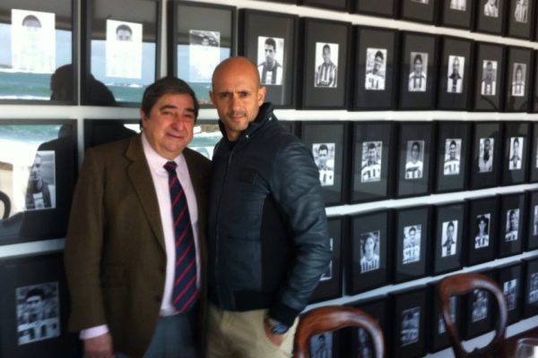 With Augusto César lendoiro, President of Deportivo La Coruña - Februray 2013