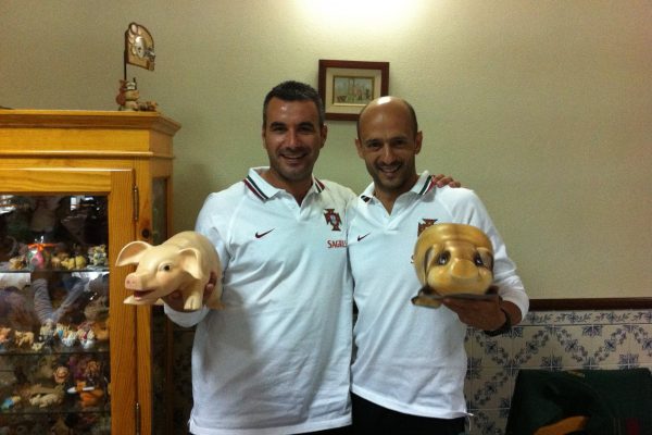 With Ivo Vieira in the UEFA PRO Licence - July 2011