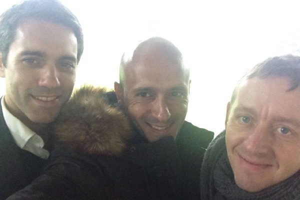 With Joe Palmer and Yuri Sviridov, FC Shakhtar Donetsk Directors and friends - May 2014