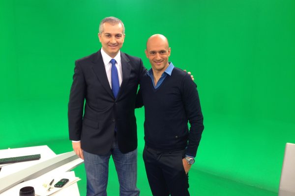 With Manuel Fernandes Silva, RTP Journalist and friend - December 2013