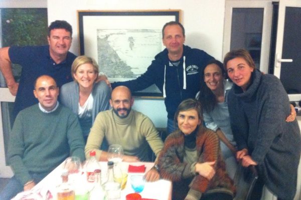With Paolo barbero, Gianni Brignarderlo, Mario Cuzzilla and wifes - Sestri Levante - December 2012