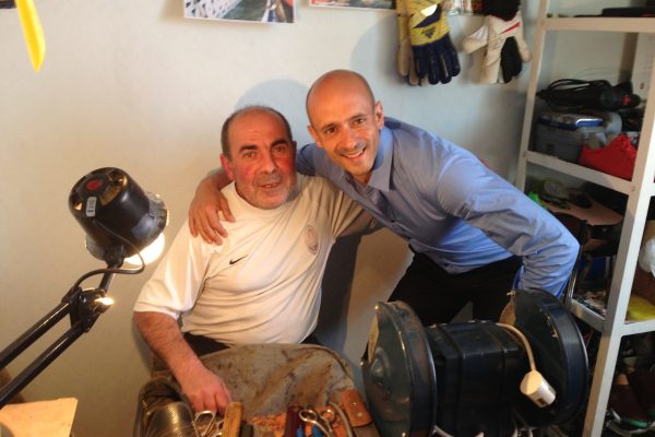 With Shakhtar Academy kitman - May 2013