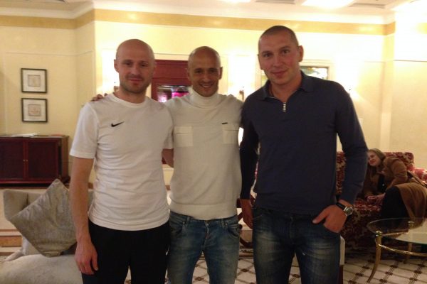 With igor duljay and Mariouz Lewandowski former FCSD players - November 2014