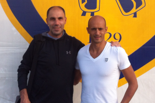 With my friend Gianni Brignardelo at Chievo Verona training center - Verona, October 2012