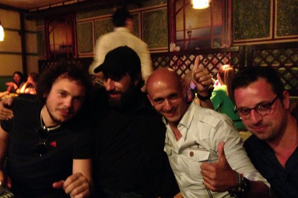 With the photographers Fabio Lucciarelli, Mano Bravo e Paulo Santos - War time in Donetsk - May 2014