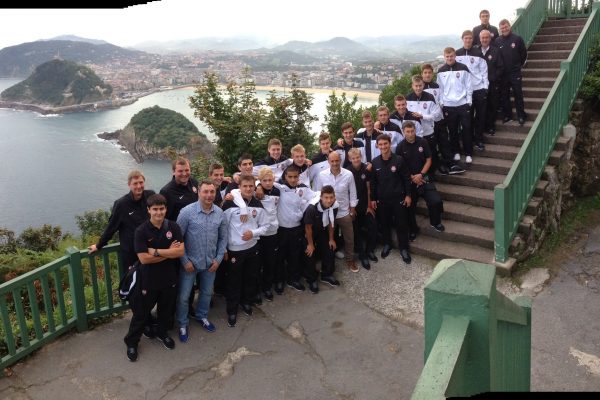 Youth Champions League game - Sightseeing San Sebastian with U19´s - September 2013